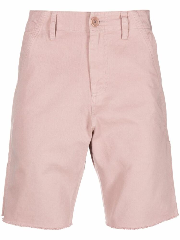 Zadig&Voltaire logo-patch cotton bermuda shorts - Pink Cover