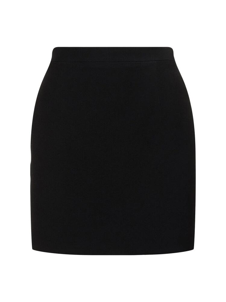 ALESSANDRA RICH Wool Mini Skirt Cover