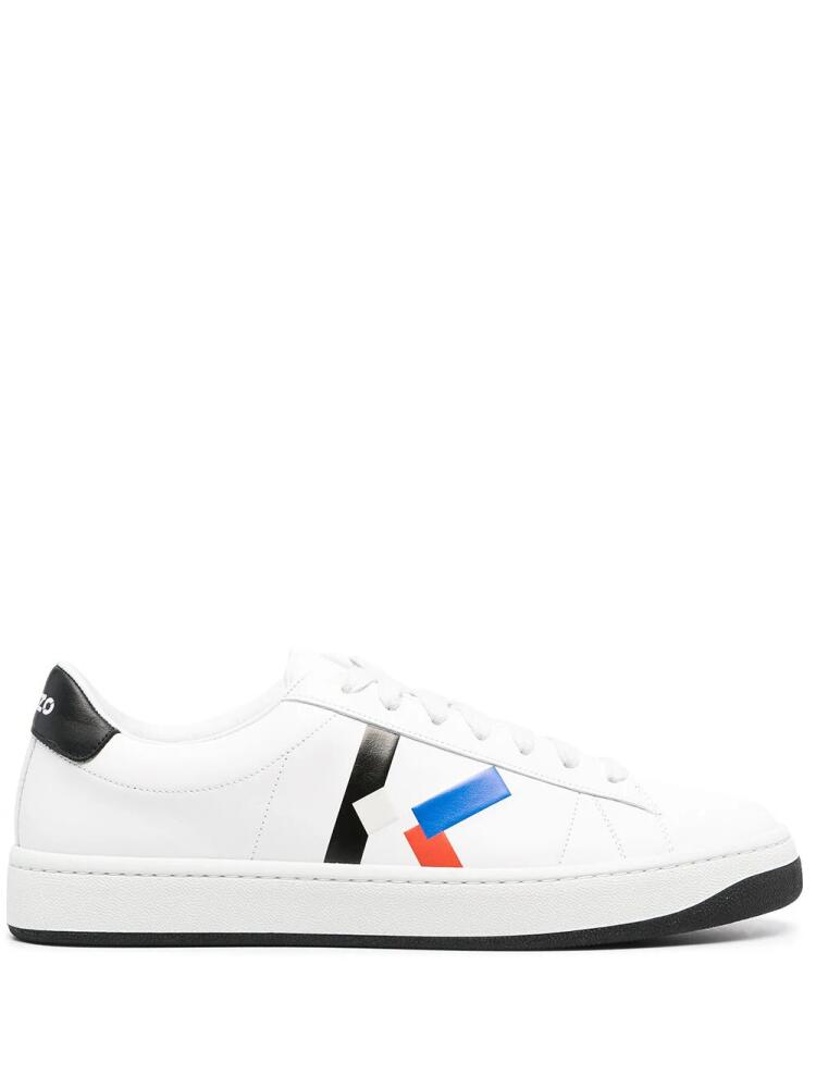 Kenzo Kourt K logo low-top sneakers - White Cover