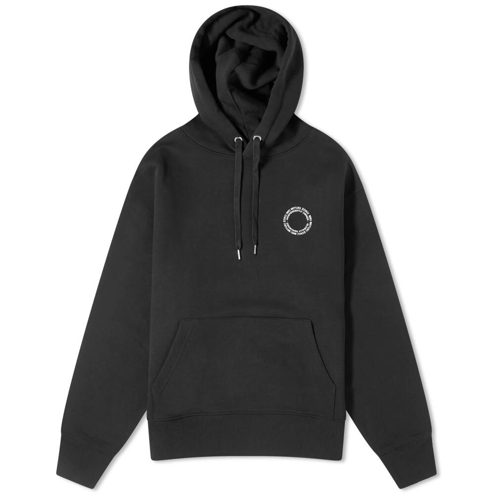 MKI Men's Circle Hoodie in Black Cover