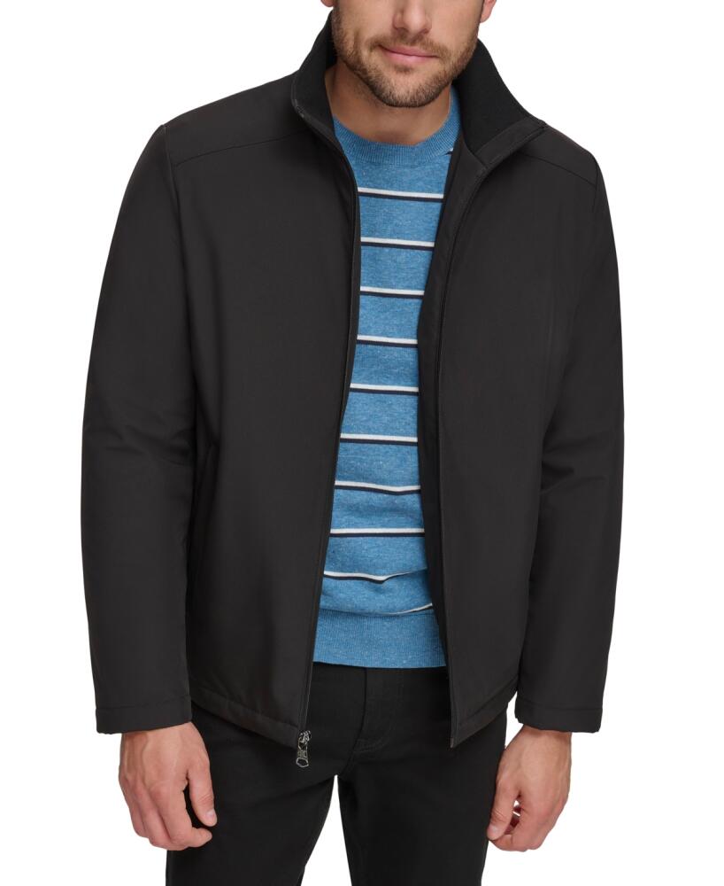 Calvin Klein Men's Classic Midweight Stand Collar Jacket - Black Cover