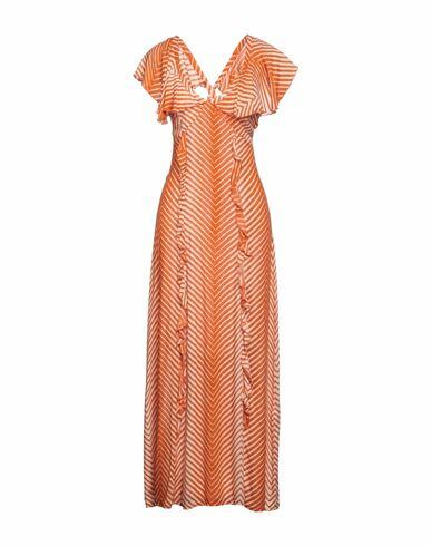 Soallure Woman Maxi dress Orange Viscose Cover