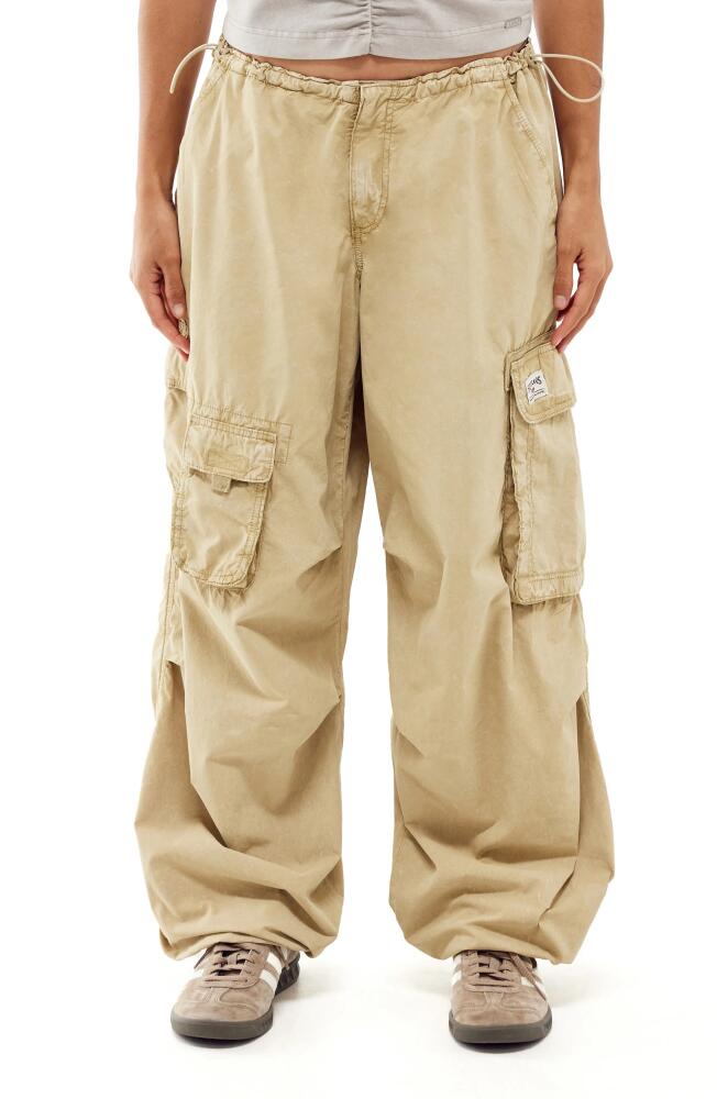 BDG Urban Outfitters Cotton Cargo Joggers in Sand Cover