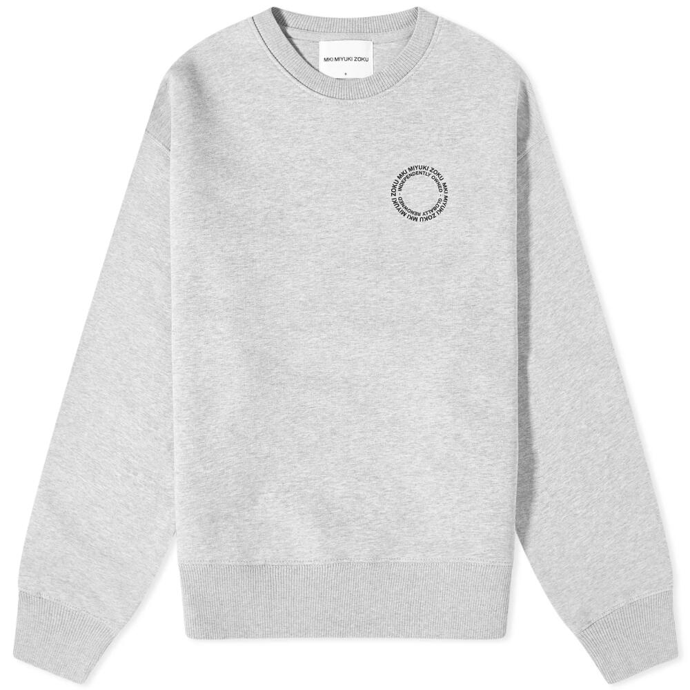 MKI Men's Circle Crew Sweat in Grey Cover