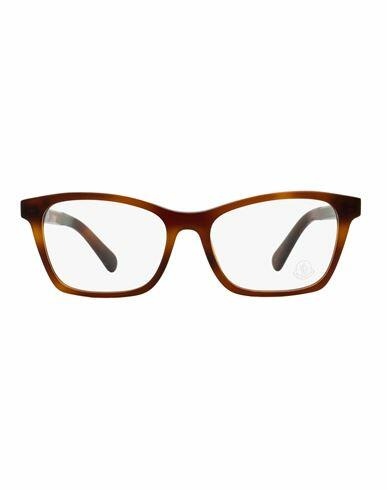 Moncler Moncler Rectangular Ml5168 Eyeglasses Woman Eyeglass frame Brown Acetate Cover