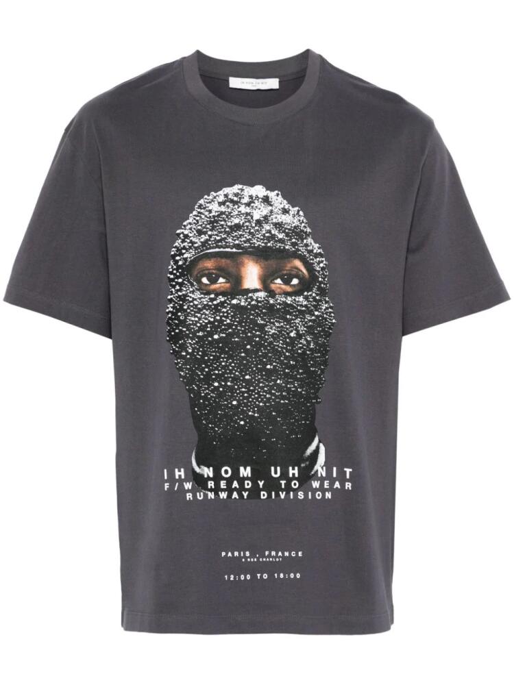 Ih Nom Uh Nit Future Black Mask T-shirt - Grey Cover