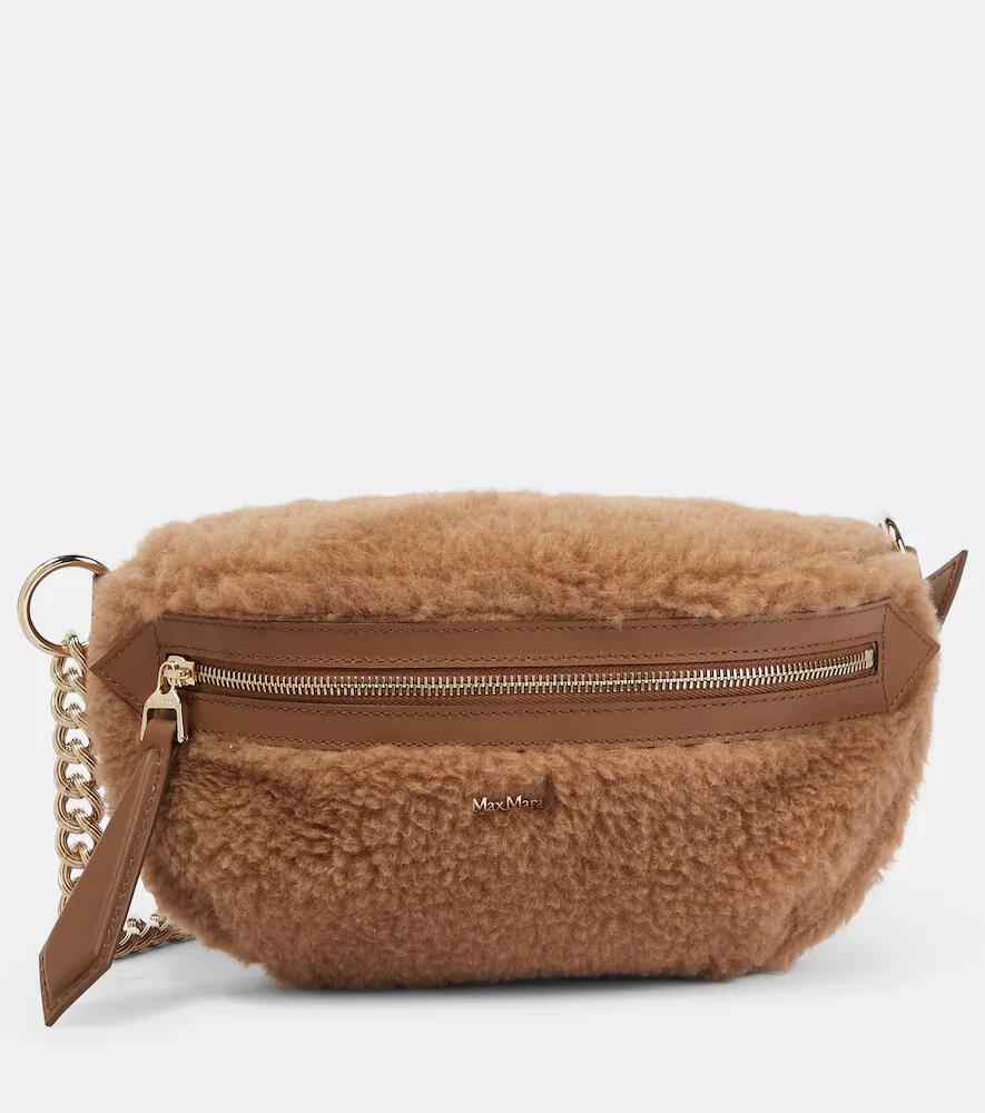 Max Mara Banane camel-blend belt bag Cover