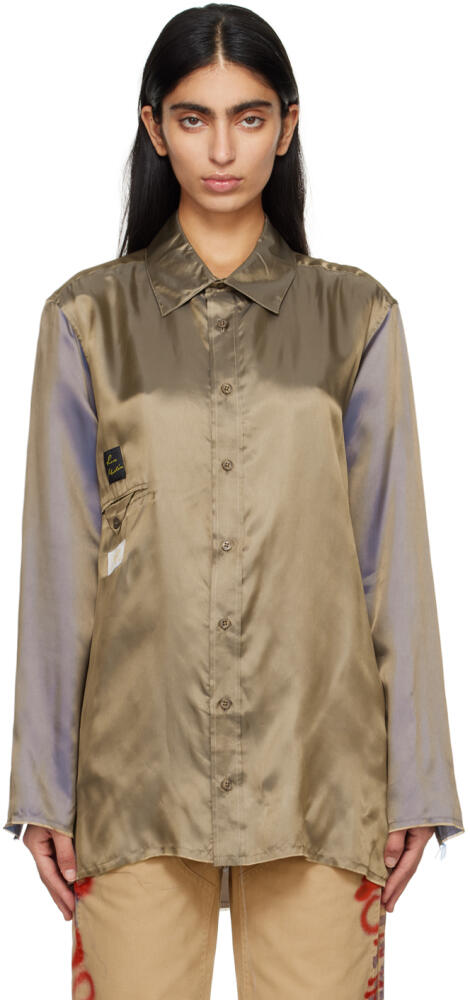 Martine Rose Beige Lining Shirt Cover