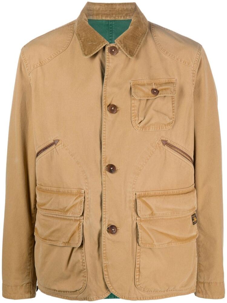 Polo Ralph Lauren front button-fastening jacket - Brown Cover