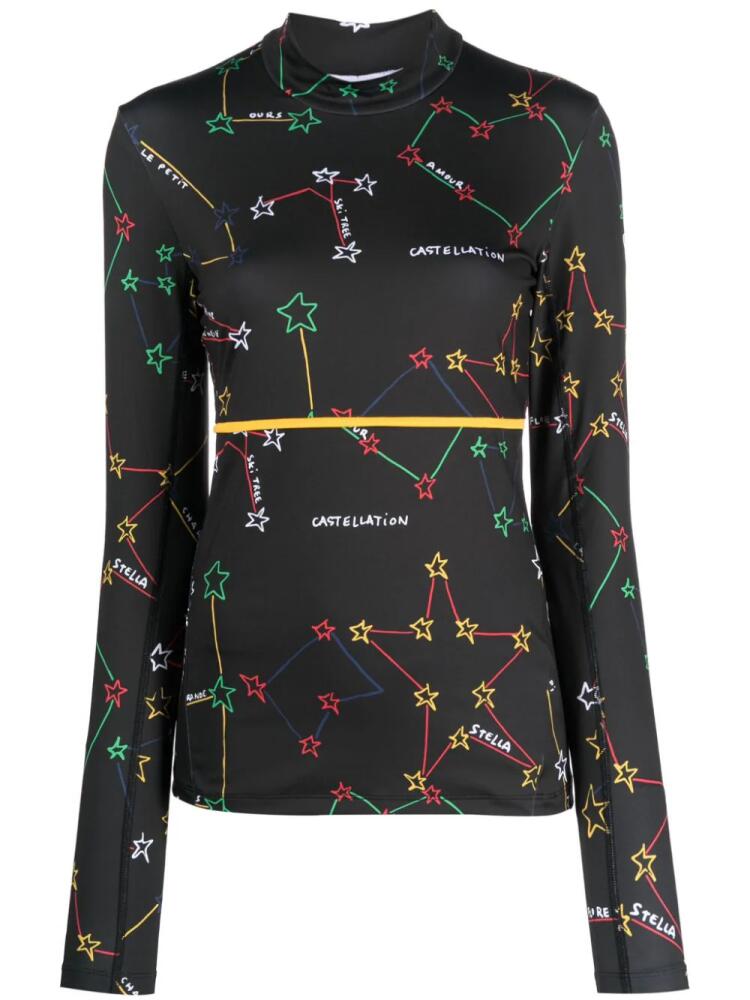 Rossignol Saturn stars-print top - Black Cover