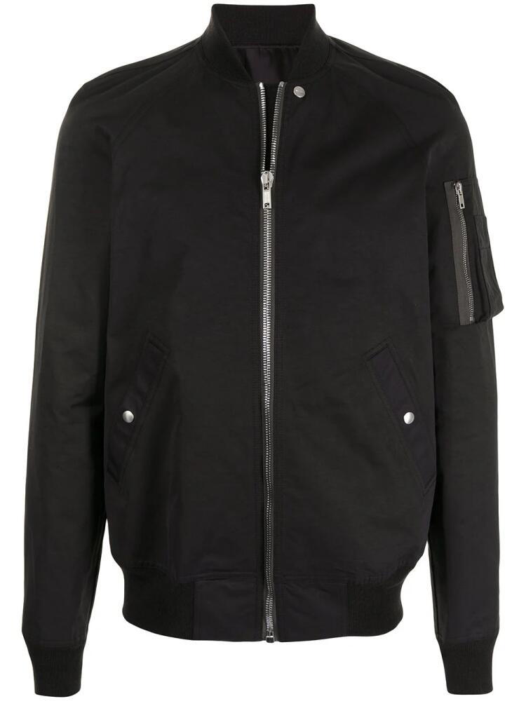 Rick Owens zipped bomber jacket - Black Cover