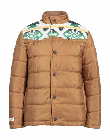 Berna Man Puffer Camel Polyester, Polypropylene Cover