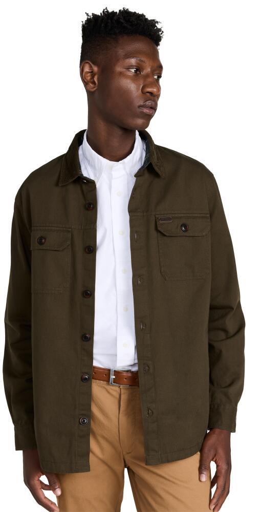 Barbour Barbour Catbell Overshirt Dk Olive Cover