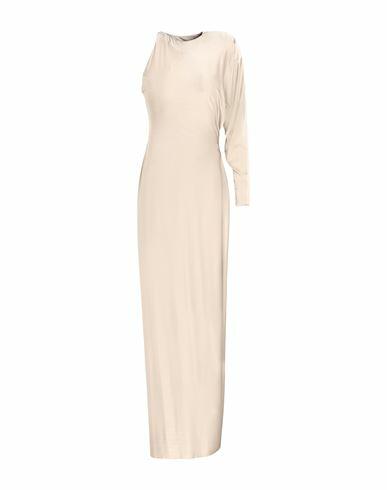 Alexandre Vauthier Woman Maxi dress Beige Viscose, Elastane Cover