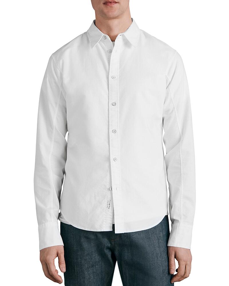 rag & bone Slim Fit Engineered Oxford Shirt Cover