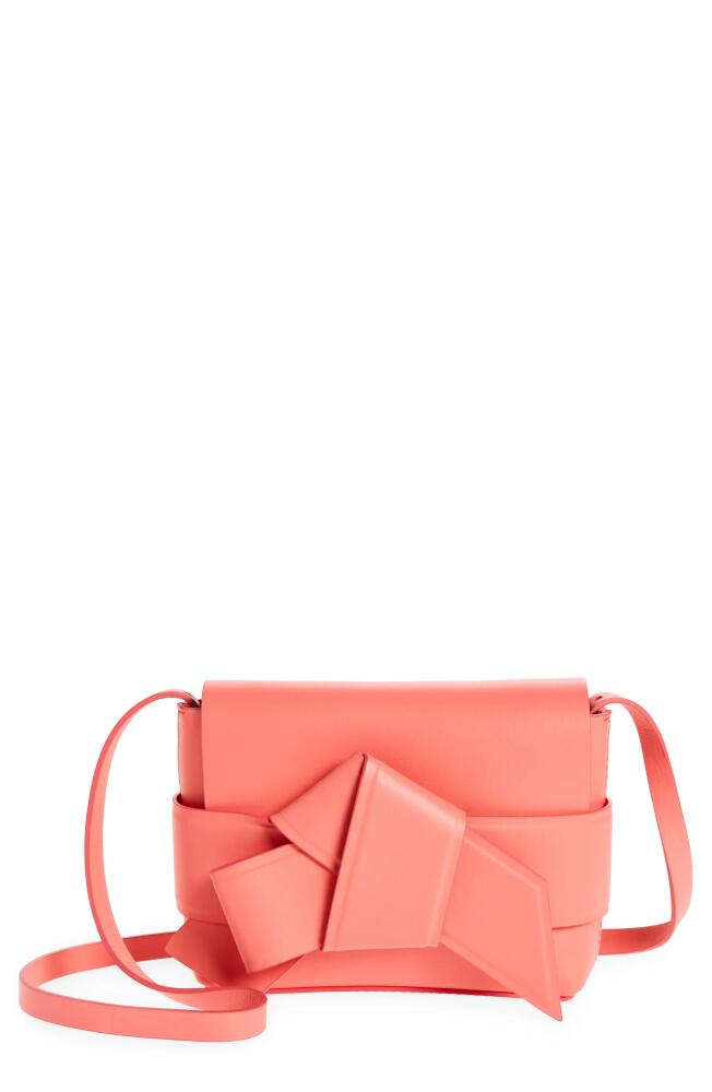 Acne Studios Musubi Leather Crossbody Wallet in Electric Pink Cover