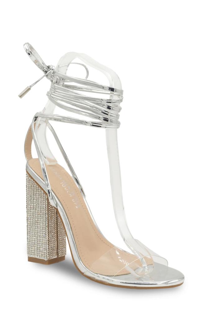 Touch Ups Silver Ankle Wrap Sandal Cover