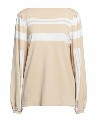 Liviana Conti Woman Sweater Beige Viscose, Polyamide Cover