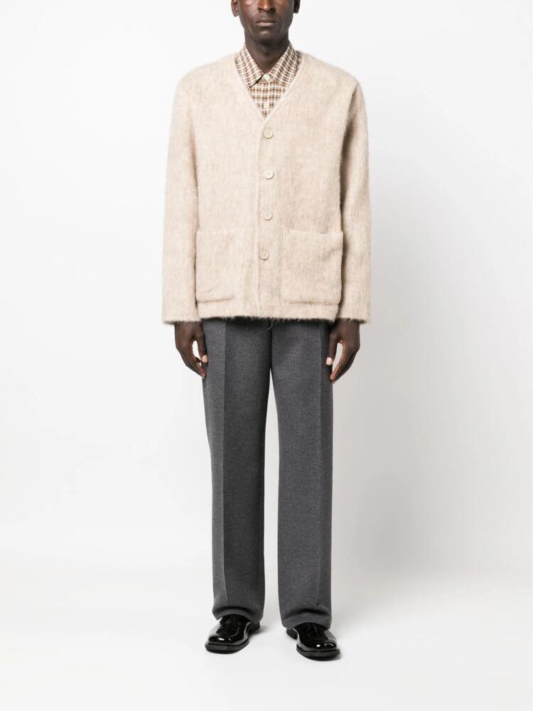 OUR LEGACY textured-knit cardigan - Neutrals Cover