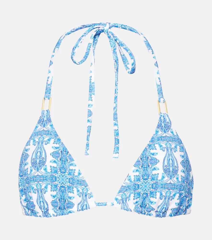 Melissa Odabash Cancun printed triangle bikini top Cover