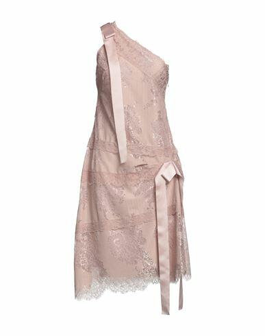 Anna Molinari Woman Midi dress Light pink Polyester, Polyamide, Cotton Cover