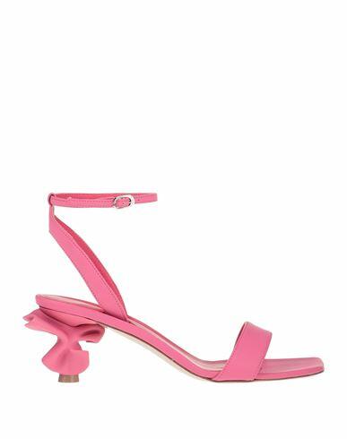 Le Silla Woman Sandals Fuchsia Rubber Cover