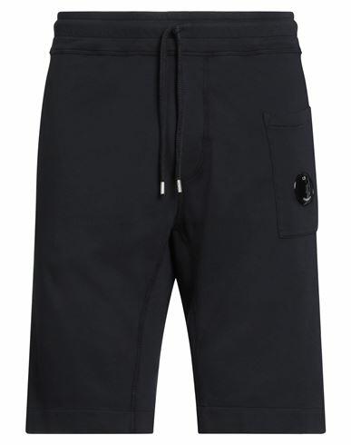 C. p. Company Man Shorts & Bermuda Shorts Midnight blue Cotton Cover