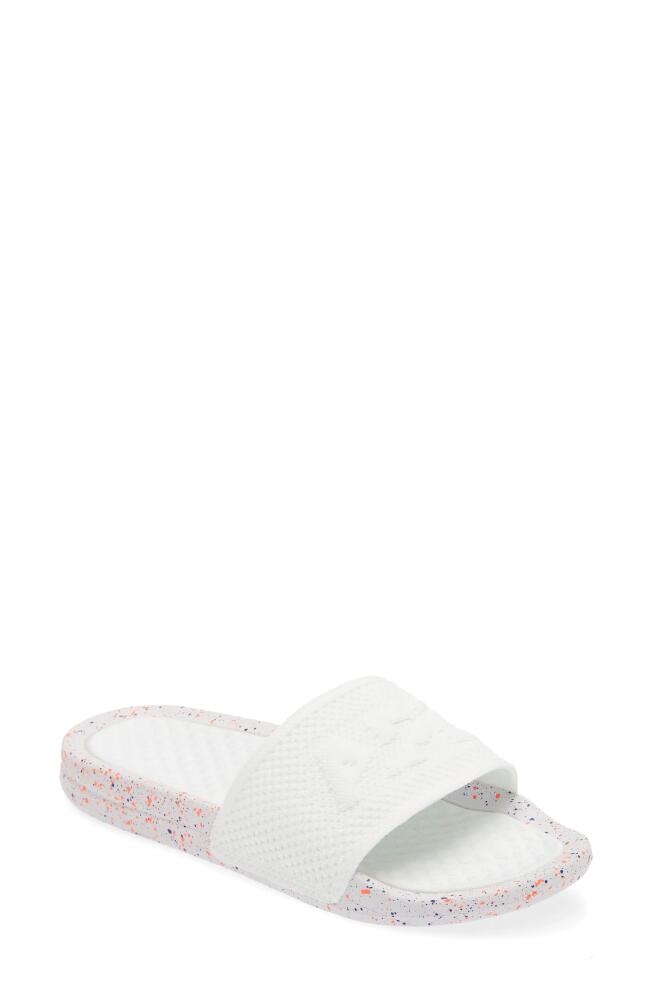 APL Big Logo TechLoom Knit Sport Slide in White/Impulse Red/Blue Haze Cover