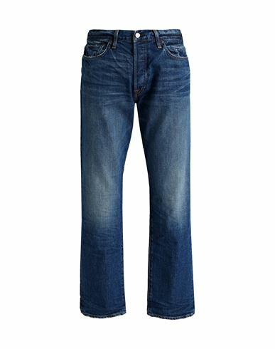 Re/done Man Jeans Blue Cotton, Polyurethane Cover