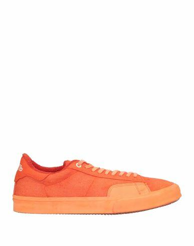 Heron Preston Man Sneakers Orange Textile fibers Cover