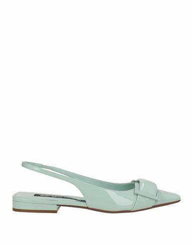 Sergio Rossi Woman Ballet flats Sky blue Soft Leather Cover