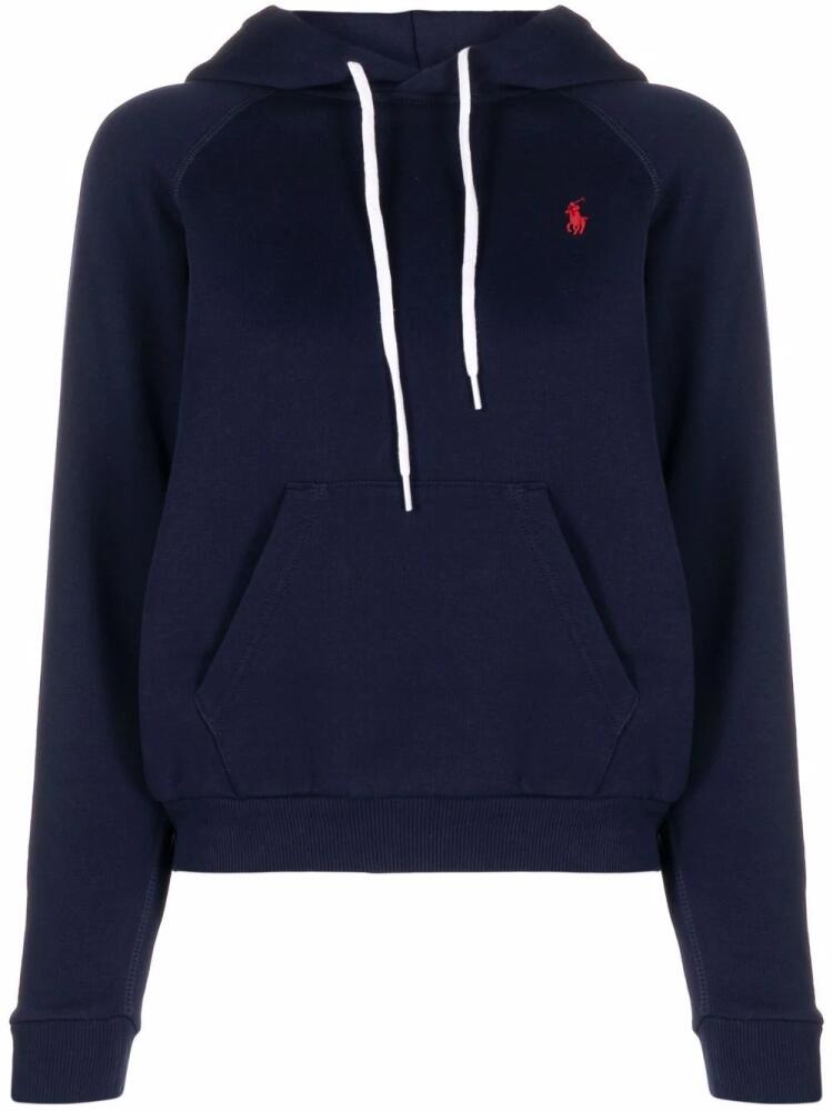 Polo Ralph Lauren embroidered-logo hoodie - Blue Cover