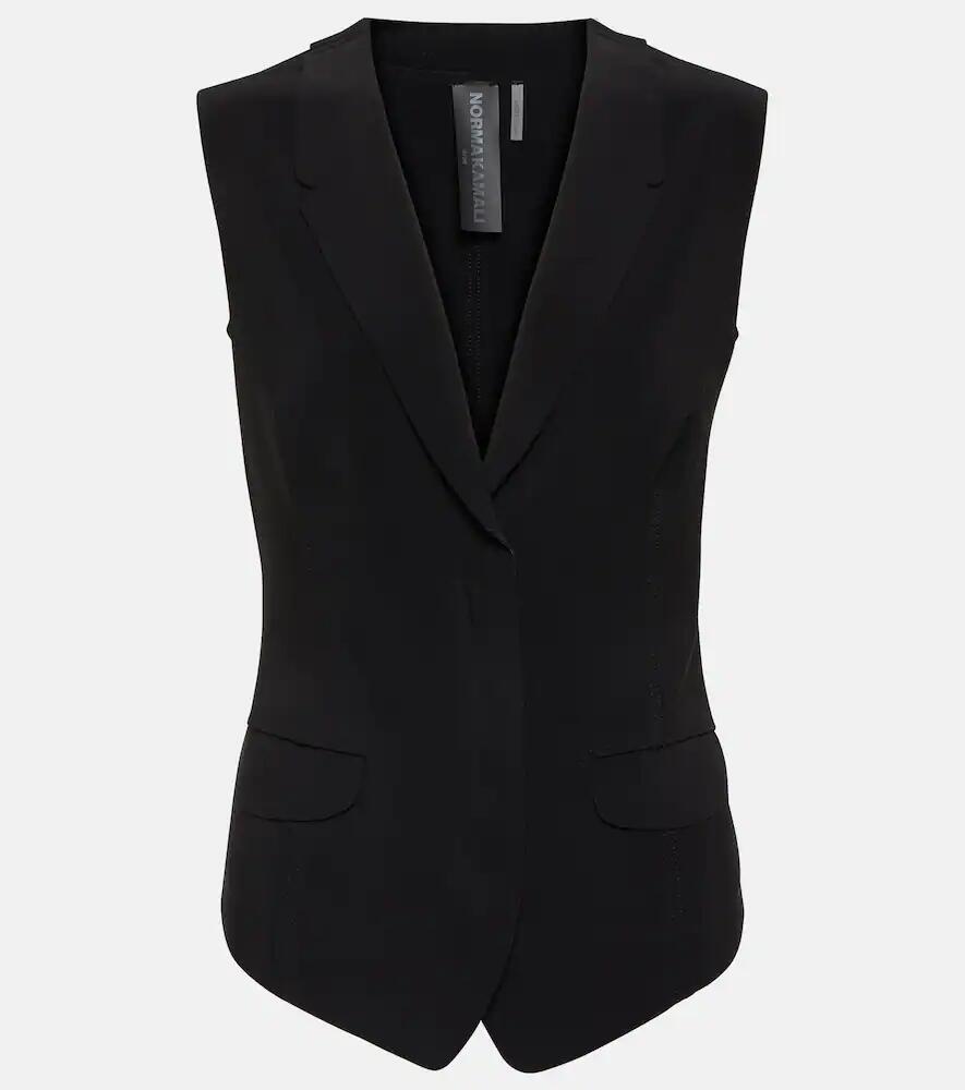 Norma Kamali Single-breasted vest Cover