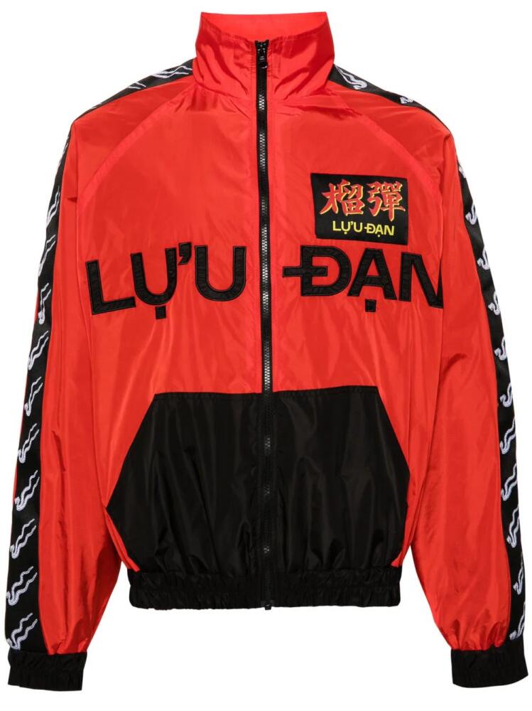 LỰU ĐẠN L-D colour-block windbreaker - Red Cover