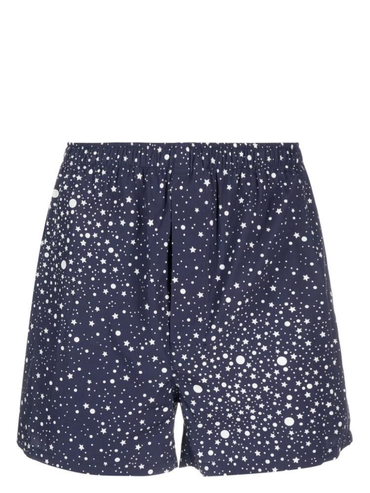 FURSAC star-print cotton boxers - Blue Cover