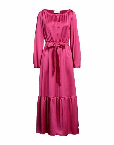 Soallure Woman Maxi dress Fuchsia Polyester Cover