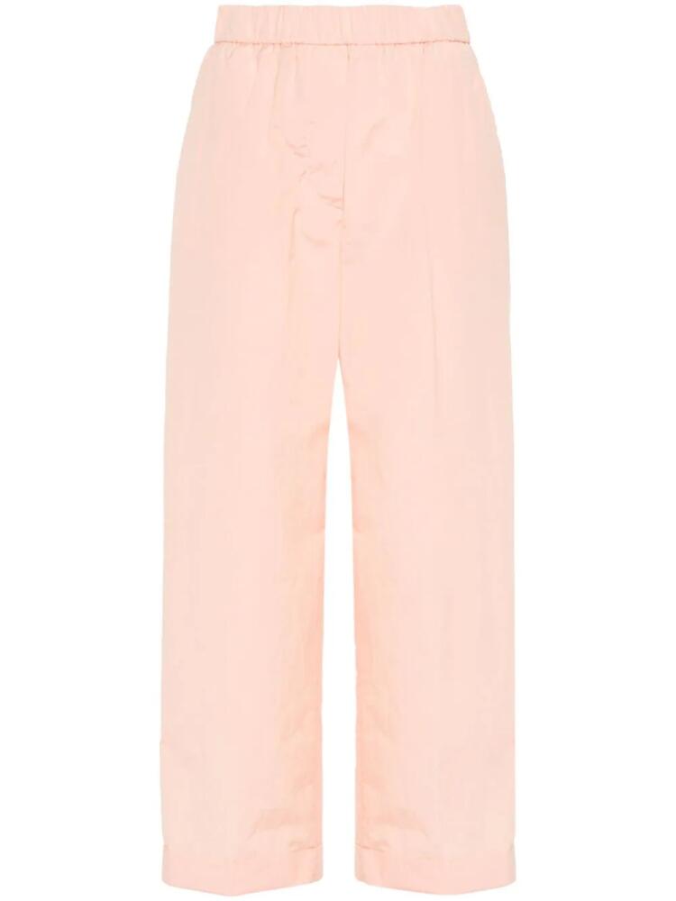 Peserico cotton-blend straight trousers - Pink Cover