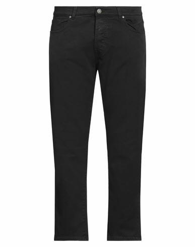 Imperial Man Pants Black Cotton, Elastane Cover