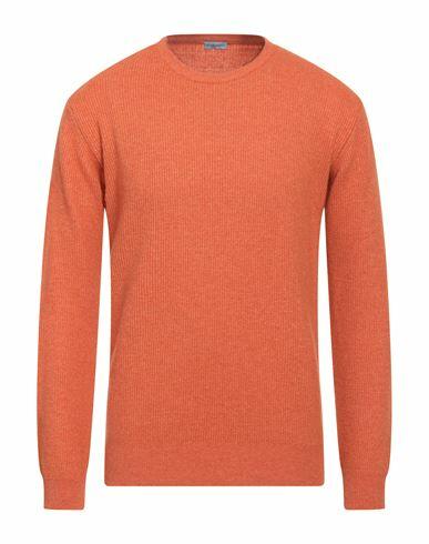 Herman & Sons Man Sweater Orange Wool, Cashmere Cover