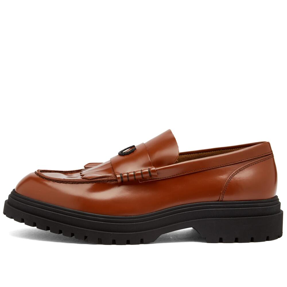 Fred Perry Men's Leather Loafer in Tan Cover