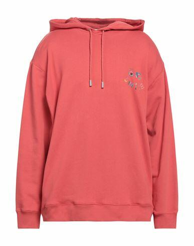 Opening Ceremony Man Sweatshirt Coral Cotton, Elastane Cover