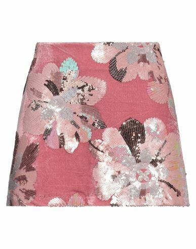 Sabina Musáyev Woman Mini skirt Pastel pink Polyester, Elastane Cover