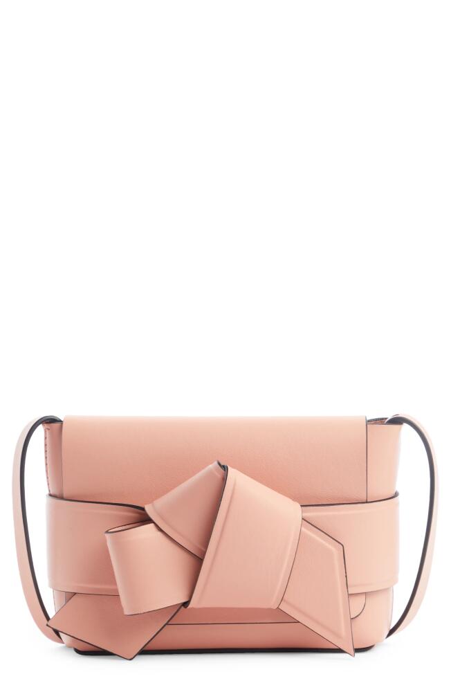 Acne Studios Musubi Bow Detail Crossbody Bag in Salmon Pink Cover