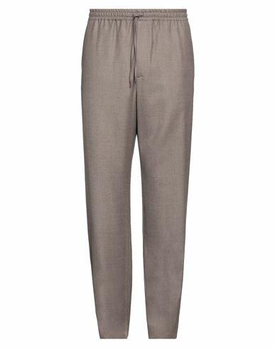 Auralee Man Pants Khaki Wool Cover