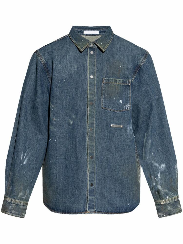 Helmut Lang painted denim shirt - Blue Cover