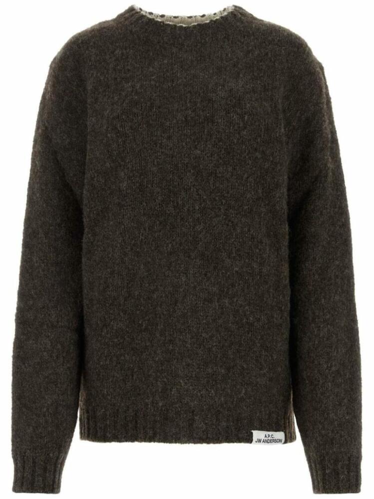 A.P.C. wool oversize jumper - Brown Cover