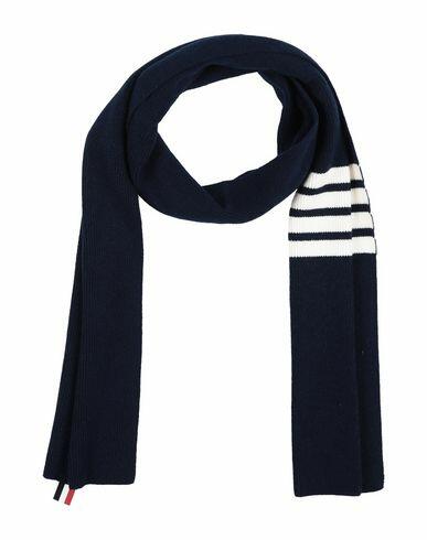 Thom Browne Man Scarf Midnight blue Cashmere Cover