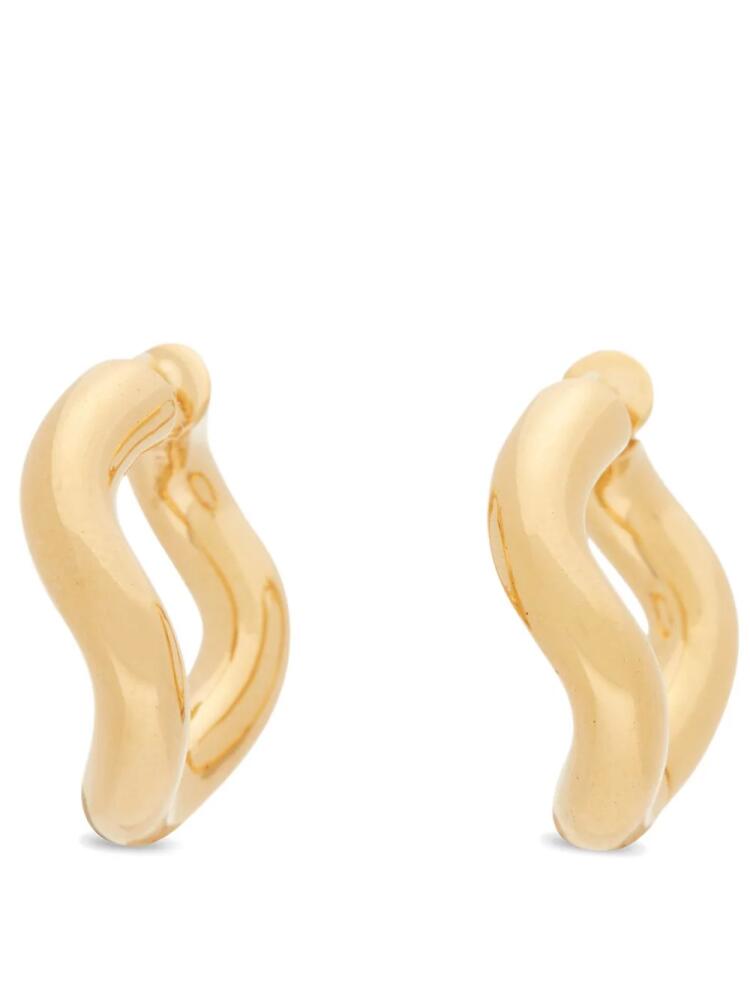 Charlotte Chesnais Wave hoop earrings - Gold Cover