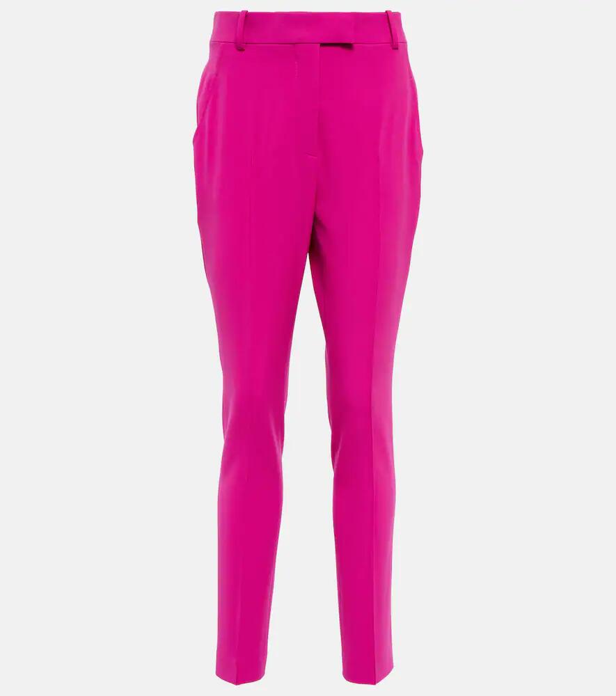 The Attico Berry high-rise slim crêpe pants Cover