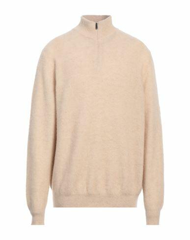 Massimo Alba Man Turtleneck Sand Cashmere Cover